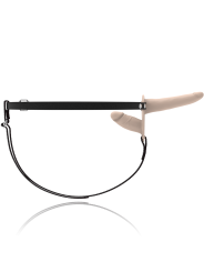 FETISH SUBMISSIVE HARNESS DOBLE PENETRACION VIBRADOR FLESH UP