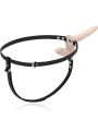 FETISH SUBMISSIVE HARNESS DOBLE PENETRACION VIBRADOR FLESH UP