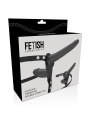 FETISH SUBMISSIVE HARNESS DOBLE PENETRACION VIBRADOR NEGRO