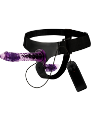 HARNESS ATTRACTION RODNEY DOBLE PENETRACION VIBRADOR 18 CM O 35 CM