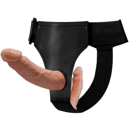 BAILE ULTRA PASSIONATE HARNESS DILDOS DOBLES CON ARNES