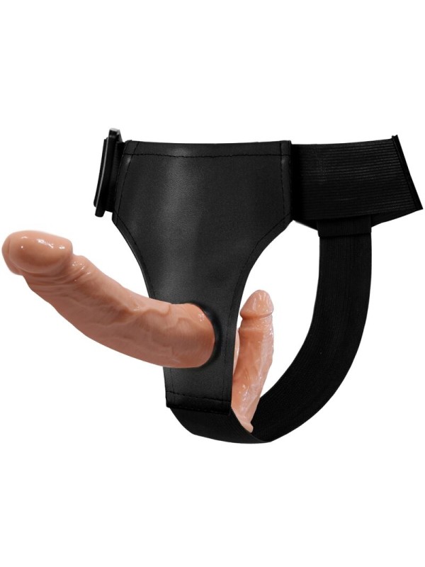 BAILE ULTRA PASSIONATE HARNESS DILDOS DOBLES CON ARNES