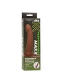 CALEXOTICS MAXX DOBLE PENETRADOR ACANALADO 10 VIBRACIONES MULATO