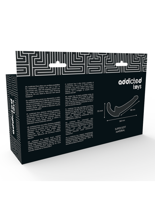 ADDICTED TOYS DILDO CON ARNES SIN SUJECION NEGRO