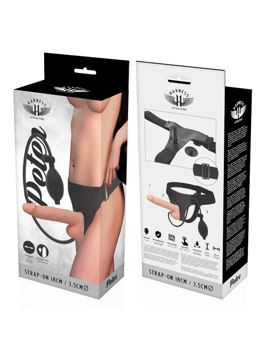 HARNESS ATTRACTION ARNES PETER CON PENE HINCHABLE 18 CM O 35 CM