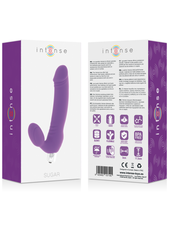 INTENSE SUGAR SEVEN SPEEDS SILICONE LILA