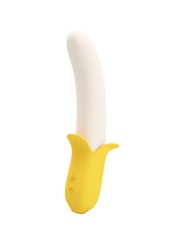 PRETTY LOVE BANANA GEEK SUPER POWER 7 VIBRACIONES UPDOWN SILICONA NEGRO