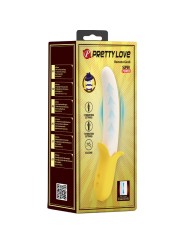 PRETTY LOVE BANANA GEEK SUPER POWER 7 VIBRACIONES UPDOWN SILICONA NEGRO