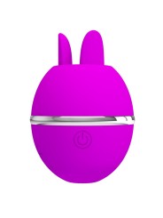 PRETTY LOVE VIBRADOR DE SILICONA REDONDO GEMINI BALL MORADO