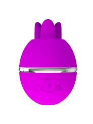PRETTY LOVE VIBRADOR DE SILICONA REDONDO GEMINI BALL MORADO