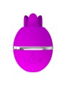 PRETTY LOVE VIBRADOR DE SILICONA REDONDO GEMINI BALL MORADO