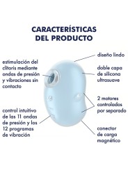 SATISFYER CUTIE GHOST VIBRADOR LAY ON AZUL CLARO