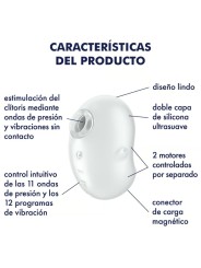 SATISFYER CUTIE GHOST VIBRADOR LAY ON BLANCO