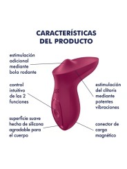 SATISFYER EXCITERRR VIBRADOR LAY ON CLITORIS FUCSIA
