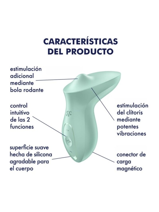 SATISFYER EXCITERRR VIBRADOR LAY ON CLITORIS MENTA