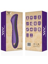 WOMANVIBE MANDY VIBRADOR RECARGABLE SILICONA PUNTO K