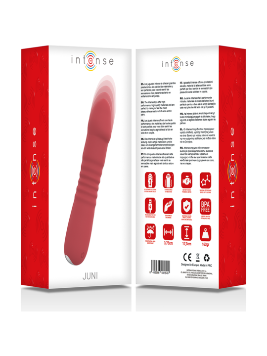 INTENSE JUNI UP DOWN 10 VIBRACIONES ROJO