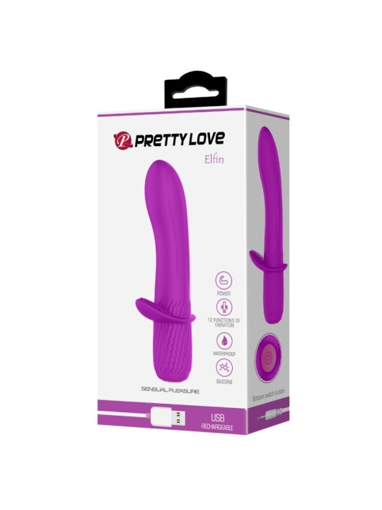 PRETTY LOVE TROY VIBRADOR RECARGABLE MORADO