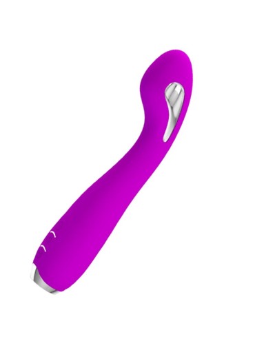 PRETTY LOVE HECTOR VIBRADOR ELECTROSHOCK RECARGABLE IMPERMEABLE MORADO