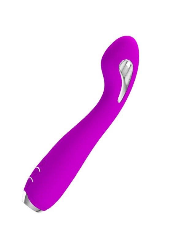 PRETTY LOVE HECTOR VIBRADOR ELECTROSHOCK RECARGABLE IMPERMEABLE MORADO