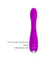 PRETTY LOVE HECTOR VIBRADOR ELECTROSHOCK RECARGABLE IMPERMEABLE MORADO