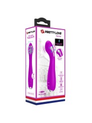 PRETTY LOVE HECTOR VIBRADOR ELECTROSHOCK RECARGABLE IMPERMEABLE MORADO