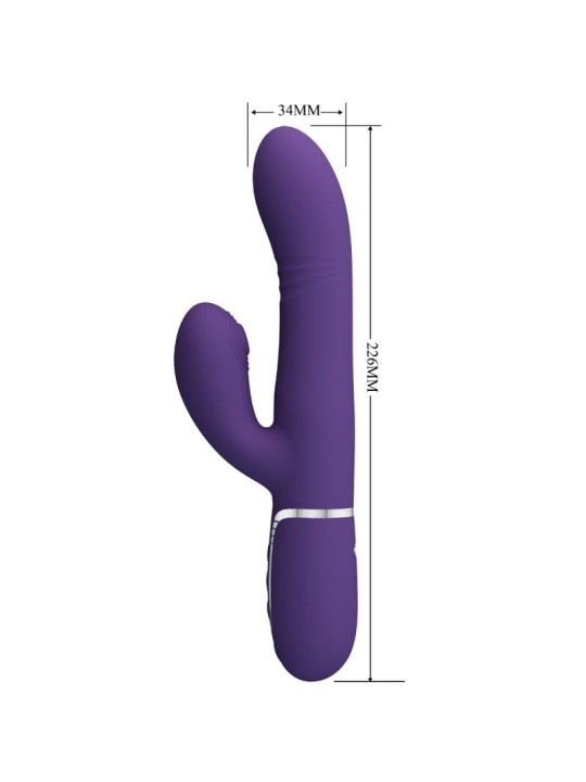 PRETTY LOVE VIBRADOR PUNTO G MULTIFUNCION MORADO