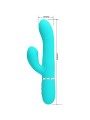 PRETTY LOVE VIBRADOR PUNTO G MULTIFUNCION VERDE AGUA