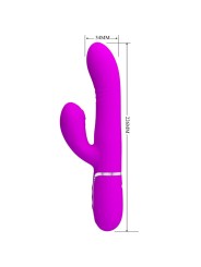PRETTY LOVE VIBRADOR PUNTO G MULTIFUNCION FUCSIA