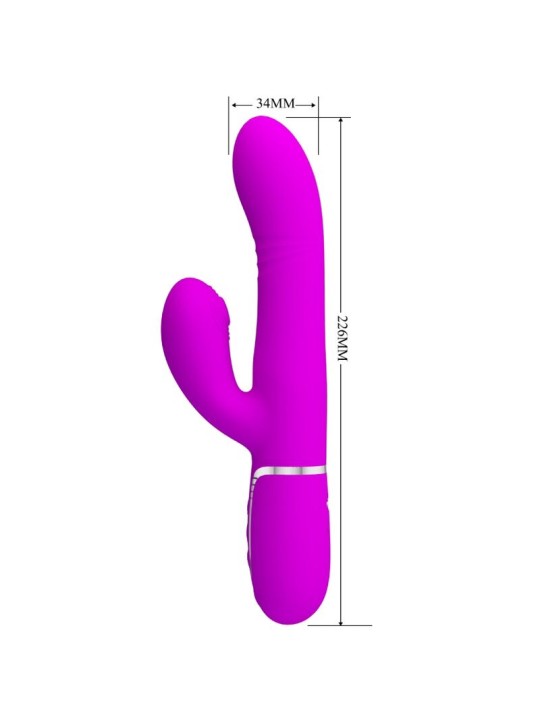 PRETTY LOVE VIBRADOR PUNTO G MULTIFUNCION FUCSIA