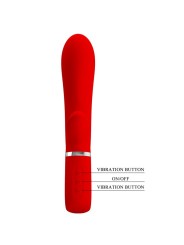PRETTY LOVE THOMAS VIBRADOR PUNTO G MULTIFUNCION ROJO