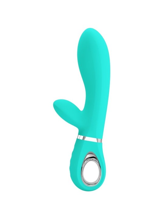 PRETTY LOVE THOMAS VIBRADOR PUNTO G MULTIFUNCION VERDE AGUA