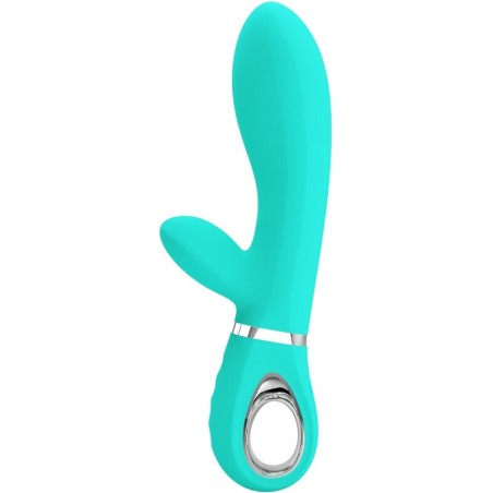 PRETTY LOVE THOMAS VIBRADOR PUNTO G MULTIFUNCION VERDE AGUA