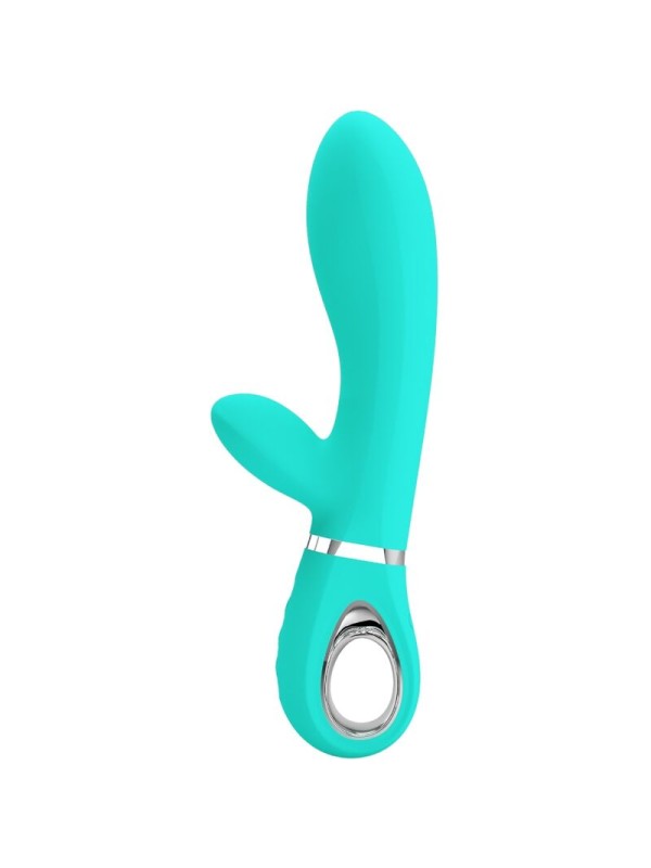 PRETTY LOVE THOMAS VIBRADOR PUNTO G MULTIFUNCION VERDE AGUA