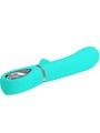 PRETTY LOVE THOMAS VIBRADOR PUNTO G MULTIFUNCION VERDE AGUA