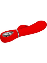 PRETTY LOVE PRESCOTT VIBRADOR PUNTO G MULTIFUNCION ROJO