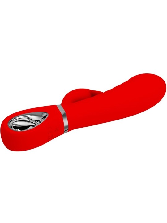PRETTY LOVE PRESCOTT VIBRADOR PUNTO G MULTIFUNCION ROJO