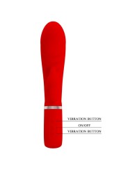 PRETTY LOVE PRESCOTT VIBRADOR PUNTO G MULTIFUNCION ROJO
