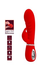 PRETTY LOVE PRESCOTT VIBRADOR PUNTO G MULTIFUNCION ROJO