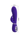 PRETTY LOVE PRESCOTT VIBRADOR PUNTO G MULTIFUNCION LILA