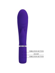 PRETTY LOVE PRESCOTT VIBRADOR PUNTO G MULTIFUNCION LILA