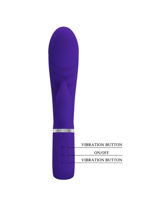 PRETTY LOVE PRESCOTT VIBRADOR PUNTO G MULTIFUNCION LILA