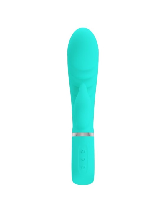 PRETTY LOVE PRESCOTT VIBRADOR PUNTO G MULTIFUNCION VERDE AGUA