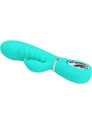 PRETTY LOVE PRESCOTT VIBRADOR PUNTO G MULTIFUNCION VERDE AGUA