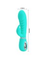 PRETTY LOVE PRESCOTT VIBRADOR PUNTO G MULTIFUNCION VERDE AGUA