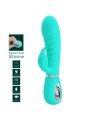 PRETTY LOVE PRESCOTT VIBRADOR PUNTO G MULTIFUNCION VERDE AGUA