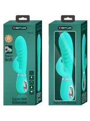 PRETTY LOVE PRESCOTT VIBRADOR PUNTO G MULTIFUNCION VERDE AGUA