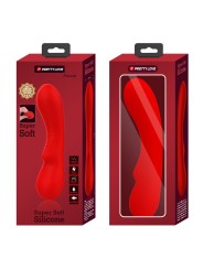 PRETTY LOVE PRESCOTT VIBRADOR RECARGABLE ROJO