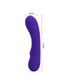 PRETTY LOVE PRESCOTT VIBRADOR RECARGABLE LILA