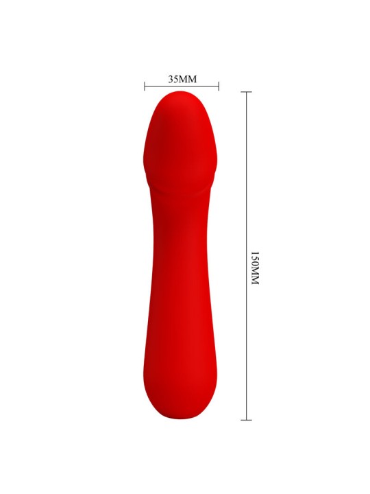 PRETTY LOVE CETUS VIBRADOR RECARGABLE ROJO